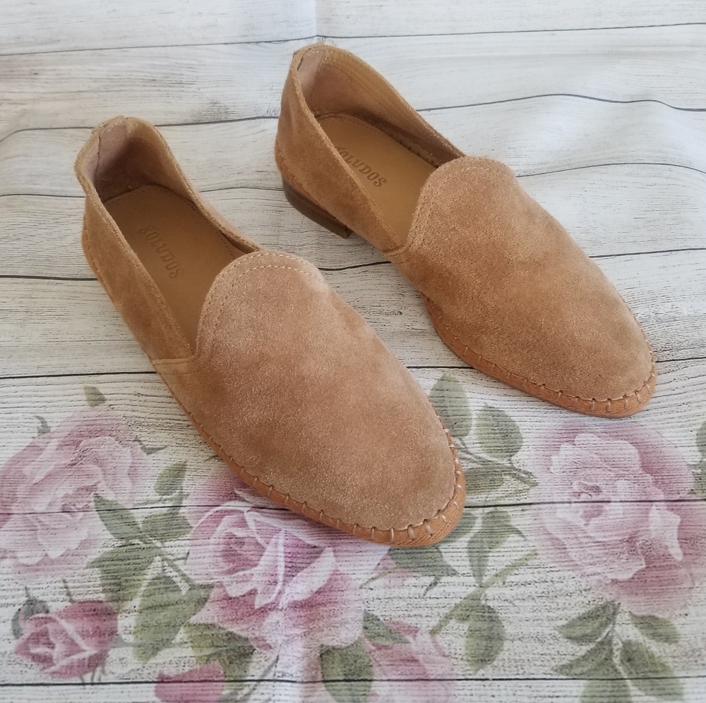 Soludos Venetian Loafers in Tan size 5